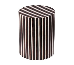 Tabouret de table authentique en incrustation d'os de style moderne fait à la main Mobilier de salon écologique Artisans qualifiés pour la chambre à coucher - Product Image 1