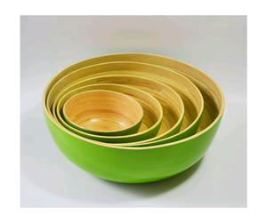 ชามไม้ไผ่เป็นมิตรกับสิ่งแวดล้อมชามไม้ไผ่ธรรมชาติขนาดใหญ่สำหรับใช้บนโต๊ะอาหารร้านค้าปลีกร้านอาหารโรงแรม - Product Image 4