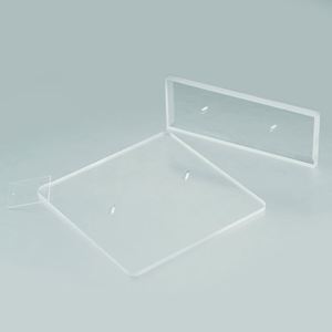 Vetro zaffiro ottico personalizzato rettangolari forato finestre protettive per strumenti di precisione ottica - Product Image 1