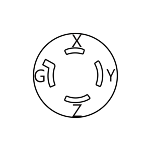 NEMA L15-20 20A 250V AC Flanged Outlet - Product Image 5