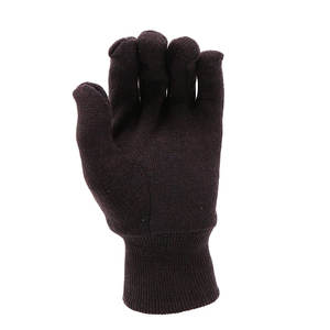 Top Quality Best Selling Brown Jersey Glove Reusable Breathable Hand Protection UV Safety High <b>Sale</b> Working Gloves - Product Image 5
