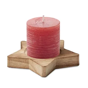 Candela Profumata a Forma di Stella con Base a Loto Personalizzata per Merchandising - Product Image 4