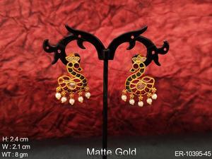 Ewelry-pendientes de aro de acero inoxidable para mujer, pendientes de oreja de estilo antiguo - Product Image 3