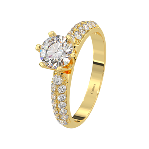 Anillo de Oro Amarillo de 10K de Alta Calidad, Nuevo, para Mujer, Oro Sólido Real, Joyería, Regalo para Mujer, Fabricante de Vietnam - Product Image 2