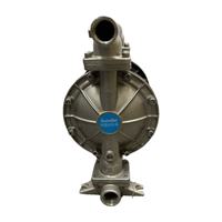 Pompe à double diaphragme pneumatique en plastique pour le transfert de produits chimiques