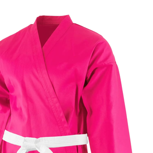 ชุดยิวยิตสูคุณภาพสูง ราคาโรงงาน ผลิตจากโพลีเอสเตอร์/คอตตอน สีขาว น้ำหนัก 220 กรัม ระบายอากาศได้ดี น้ำหนักเบา ชุดคาราเต้ ยูนิเซ็กซ์ รับสกรีนโลโก้ - Product Image 2