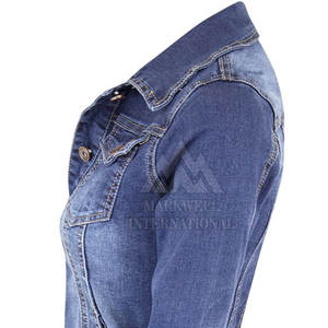 Chaqueta Vaquera para Mujer, Nueva Llegada, Personalizada, Ajustada, de Manga Larga, para Invierno - Product Image 5