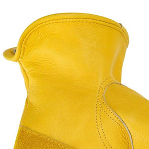 Guantes de trabajo de cuero de fábrica OEM con fuerte agarre, resistencia al calor y durabilidad de grado industrial - Product Image 6