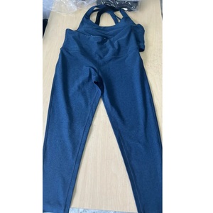 Conjuntos de ropa de Yoga de talla grande de Vietnam de poliéster de LICRA automatizado transpirable diseño personalizado deportivo sólido sin costuras para mujer - Product Image 2