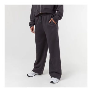 Survêtement pour femme, hiver, à capuche, décontracté, uni, ample, en molleton de coton léger et confortable, 420 GSM, avec strass - Product Image 5