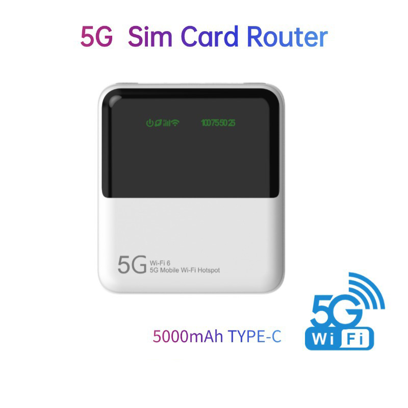 Factory MF5605 5G MiFi Router with SIM Card Slot, UNISOC UDX710