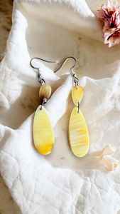 Pendientes de Cuerno de Búfalo 100% Naturales, Pulidos y Brillantes, para Mujeres y Niñas, Artesanía, Tamaño Personalizado, Estilo Moderno, Artesanía Natural - Product Image 5