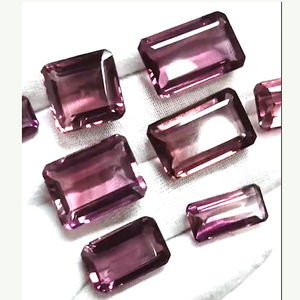 Lote de 8 Piedras Preciosas de Amatista Natural de Brasil de Alta Calidad, 113 Quilates, Corte Octogonal, Color Púrpura, 8-23 mm, para Collar - Product Image 1