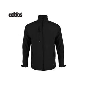 Chaqueta Softshell roja de estilo High Street para hombre, personalizable, carcasa blanda recubierta con calefacción para exteriores para servicio OEM de invierno - Product Image 4