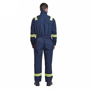 Combinaison de travail haute visibilité confortable et respirante de haute qualité pour hommes, couleurs personnalisées, en nylon/polyester - Product Image 5