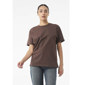 Bella + Canvas Custom Heavyweight Screen Print Camiseta recortada para hombre Loose Fit Drop Shoulder Camisetas de gran tamaño 100% algodón - Product Image 1