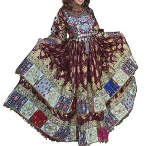 Robes afghanes sur mesure, dernières tendances, pour femmes, style tribal kuchi, robes vintage, style indien banjara, robe Anarkali pour filles - Product Image 1