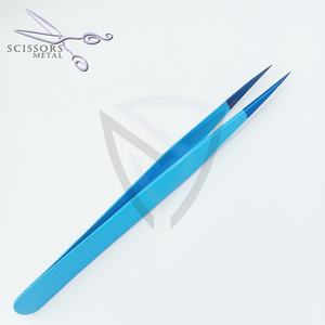 Pinzas Profesionales de Precisión para Aislamiento de Pestañas con Punta de Fibra y Agarre de Diamante Multicolor Personalizadas, 14cm - Product Image 4