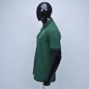 Tricoté décontracté d'été de haute qualité, respirant, 100% coton, infroissable, motif uni, broderie, grande taille, strass foncés - Product Image 4