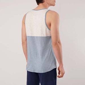 Venta al por mayor OEM Athletic Workout Singlets Algodón Secado rápido Transpirable Ropa de hombre Casual Tank Tops Fitness Gym Tank Tops Hombres - Product Image 2