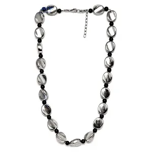 Women's Hypoallergenic Silver Freshwater Pearl 925 Silver <b>Necklace</b> Fashionable Religious Orthodox Style Secure Clasp Trendy Gold - Product Image 2