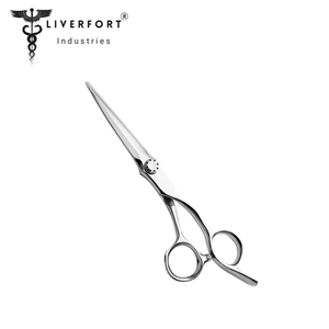Tijeras de peluquería profesionales con logotipo personalizado, manual de acero inoxidable japonés 420 - Product Image 1