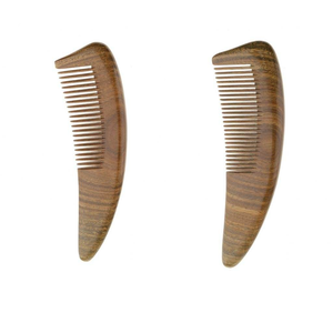 หวีแชมพูทำจากไม้สะเดาคุณภาพดั้งเดิม งานแฮนด์เมด ดีไซน์ทันสมัย ช่วยลดการหลุดร่วงของเส้นผมและส่งเสริมการเจริญเติบโต Crescent Crafts - Product Image 5