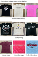 Vente en gros de t-shirts oversize 100% coton avec impression personnalisée, manches courtes, col rond, motif uni, 220 à 260 grammes, design de t-shirts vierges
