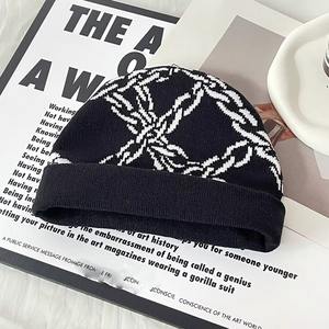 Winter Thickened Warm Men <b>Women</b> Letter Embroidery Designer <b>Beanie</b> <b>Hat</b> With Custom Logo with high quality - Product Image 3