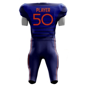 Uniforme de fútbol americano de excelente calidad, nuevo diseño sublimado personalizado, servicio OEM - Product Image 3