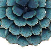 Vente en gros Tenture murale personnalisée en métal au design floral Style Art déco moderne fabriqué à la main pour la décoration intérieure en fer