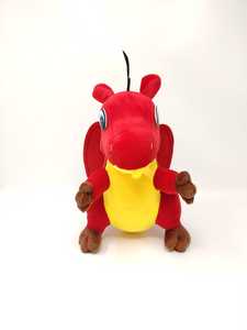 OEM & ODM EN-71 Logo personnalisé Dragon en peluche quantité minimale de commande bas Jouet animal en coton doux en rouge Jouet promotionnel personnalisé - Product Image 4