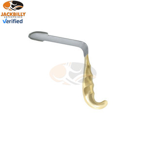 Retractor para Cirugía de Senos de 36 mm con Dientes Espatulados, Mango Recubierto de Oro, Juego de Instrumentos Quirúrgicos Epstein para Retracción de Tejidos Blandos - Product Image 3