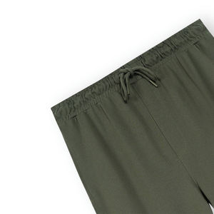 Pantalon droit décontracté pour homme, de haute qualité, uni, léger, taille mi-haute, 100% polyester, imperméable, respirant, faible MOQ - Product Image 4