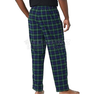 Pantalones de franela de algodón 100% personalizados para hombres, ropa de calle de gran tamaño, informal con patrón recto, cintura media, precio razonable - Product Image 2