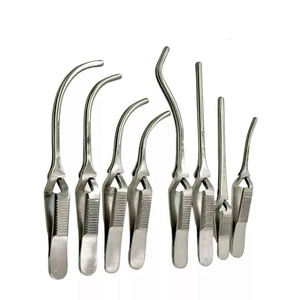 Ensemble de pinces Debakey Bulldog, courbes et droites, instruments chirurgicaux, base des outils chirurgicaux, acier, CE, manuel, Narham Enterprises - Product Image 2
