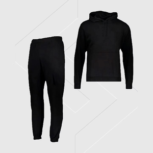 Manufacturer Custom Contrast Stitch Baggy Sweatpants and Sweatshirt French Terry Cotton Oversized Tracksuit Custom Sweat Suit - Product Image 1