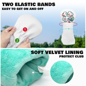 Usine de gros Logo personnalisé Couvre-chefs de club de golf Blade Mallet Putter Cover Iron Covers Golf Head Cover - Product Image 3