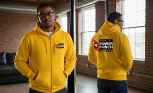 เสื้อสเวตเชิ้ตมีฮู้ดยูนิเซ็กซ์มีซิปรูดเต็มฤดูหนาว - Product Image 5