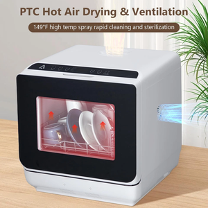 เครื่องล้างจานแบบตั้งโต๊ะพร้อมถังเก็บน้ำในตัวขนาด 5 ลิตร เครื่องล้างจานแบบพกพา - Product Image 3