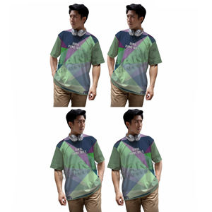 Camiseta informal básica para hombre, camiseta de manga corta cómoda de tela de algodón de Color sólido con cuello redondo para hombre - Product Image 6