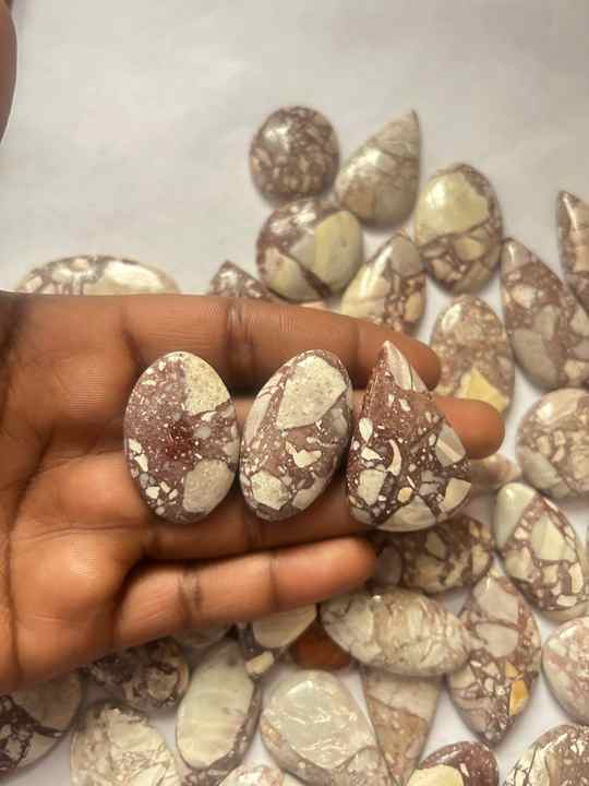 Australian Natural Mookaite Cabochon Semi-Precious Gemstone for Jewelry Making with Bracketed Mookaite Wholesale Price Gemstone,