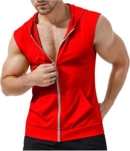 Camiseta sin mangas de gimnasio para hombre, camisetas sin mangas musculares para entrenamiento, culturismo de malla, entrenamiento físico, atlético, ligero - Product Image 2
