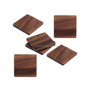 Dessous de verre en bois Style de qualité supérieure Table de mariage Dessous de verre en bois décoratif pour boissons Design classique à prix abordable - Product Image 6