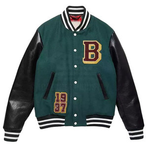 Chaqueta informal Tasa de venta completa Chaquetas de hombre Chaqueta de hombre Lettermen Unisex Botón personalizado Letterman Chaquetas de invierno - Product Image 2