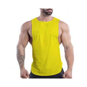 Nuevo estilo Vintage al por mayor ropa de gimnasio transpirable Unisex camiseta sin mangas para hombres baloncesto al aire libre ropa de moda de punto - Product Image 6
