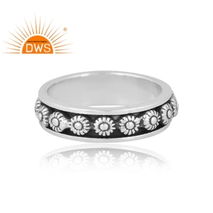 Diseño caliente 925 Plata de ley Nuevo anillo de banda Diseño personalizado Joyería para mujer Regalo para ella. - Product Image 3
