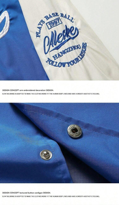 OEM High Quality Custom Embroidery Patches Stand Collar Wool Fabric Bomber <b>Jacket</b> <b>Men</b> Varsity Baseball Letterman <b>Jacket</b> Winter - Product Image 5