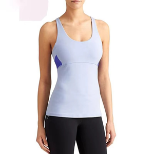 Camiseta sin mangas de algodón de alta calidad, camiseta sin mangas de Color sólido personalizada para mujer, cómoda y transpirable, ropa de gimnasio para entrenamiento, ropa de verano - Product Image 3