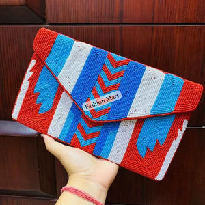 Bolso de Mano con Cuentas Hechas a Mano de Primera Calidad, Bolso de Fiesta y para Eventos Festivos - Product Image 1